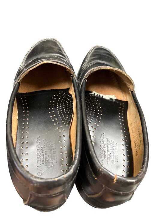GH Bass Co Weejuns VTG brown leather slip on dress loafers sz 8D SKU 10-417 main image 9